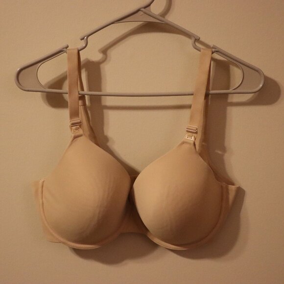 Motherhood Beige underwire nursing bra, light used excellent condition, 36DD - Picture 1 of 8
